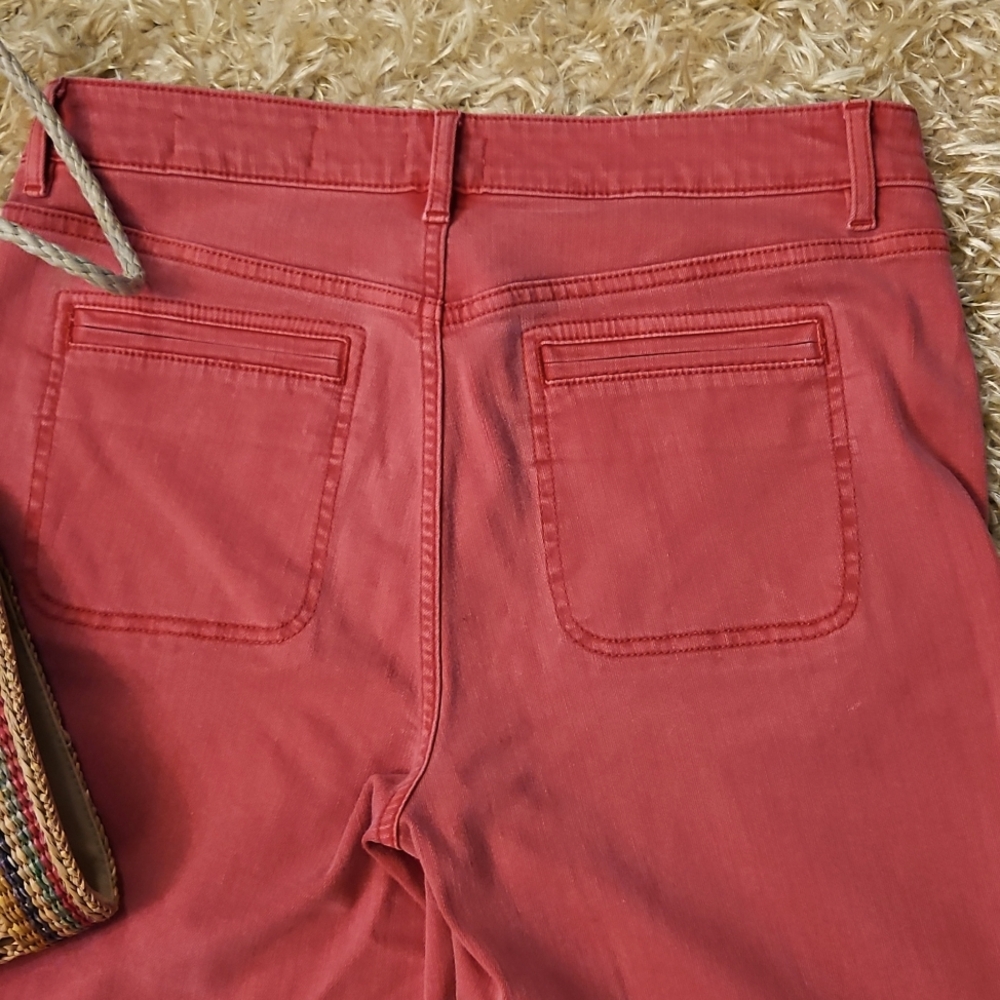 J.Jill Wide-Leg Welt-Pocket Crop Pants - Picture 6 of 11